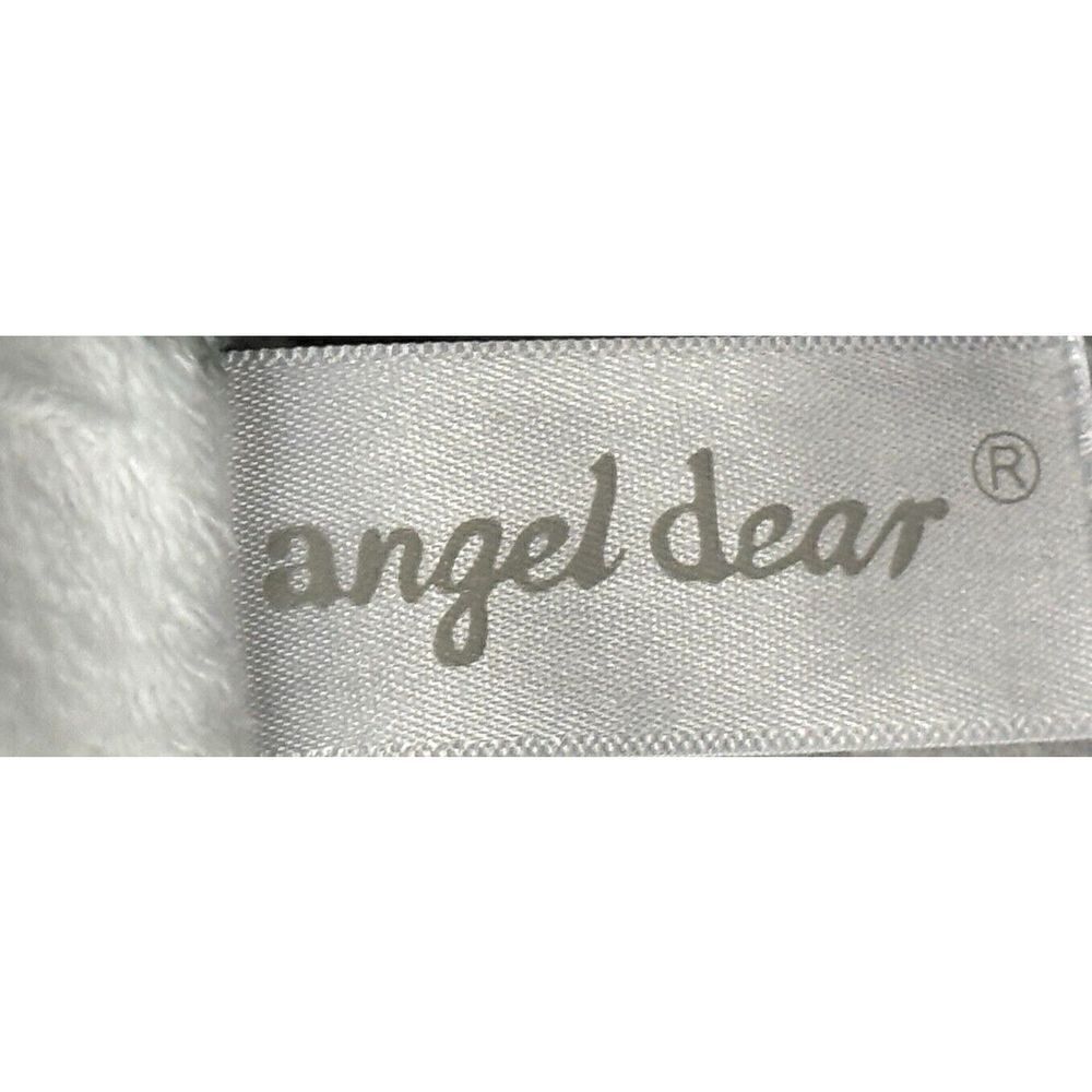 Angel Dear Cow Lovey Security Blanket White Gray Spotted Baby Soother Infant - Picture 4 of 8